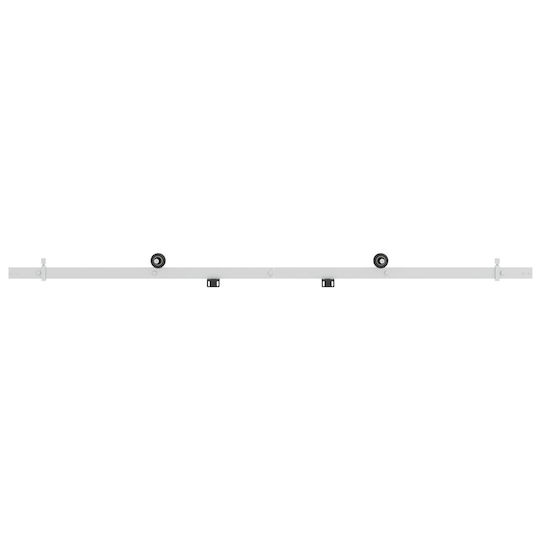 vidaXL Schiebetürmechanismus 200 cm Weiß