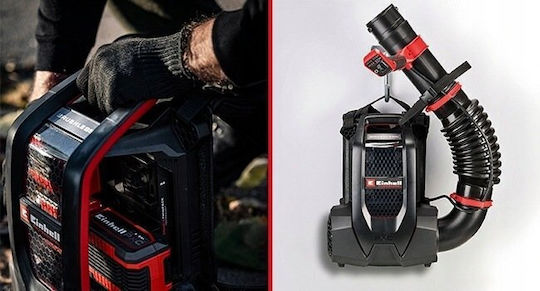 Einhell GP-LB 36/280 Li E BL-Solo Φυσητήρας Πλάτης Μπαταρίας 36V Solo με Μέγιστη Ταχύτητα Αέρα 280km/h