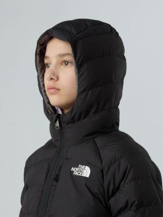 Reversible Perrito Kinder-Sportjacke Kurz Beidseitig Schwarz/Grau