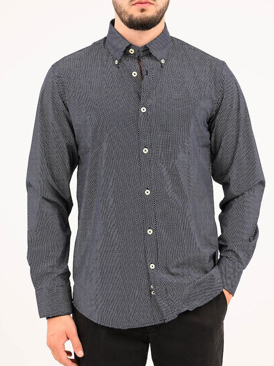 Long Sleeve Regular Fit Shirt Dark Blue