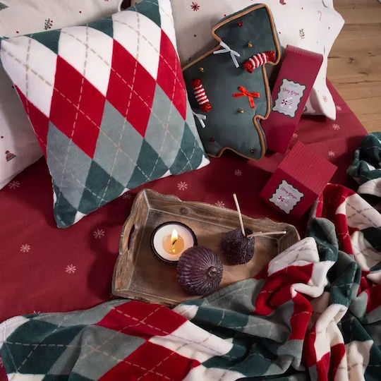Pernuță de Crăciun Winter Rhombus 45x45 Nef-nef Homeware