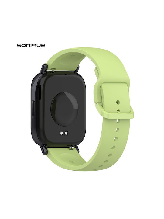 Λουράκι Σιλικόνης Soft Band Sonique Xiaomi Redmi Watch 5 Active Redmi Watch 5 Lite Λαχανί