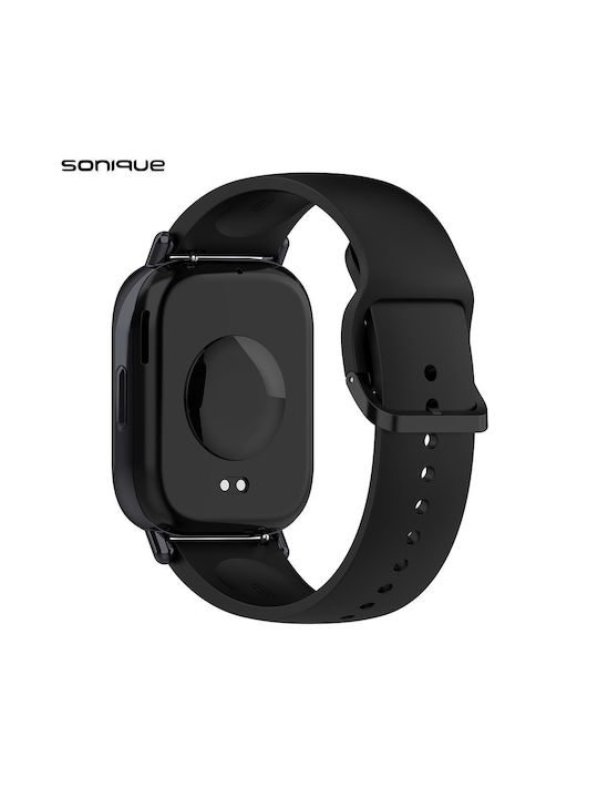 Λουράκι Σιλικόνης Soft Band Sonique Xiaomi Redmi Watch 5 Active Redmi Watch 5 Lite Μαύρο