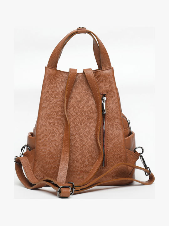 Hellblaue Damen-Ledertasche