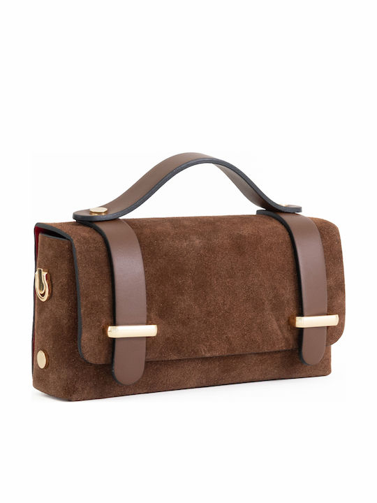 Leather Women's Flap Bag Olive