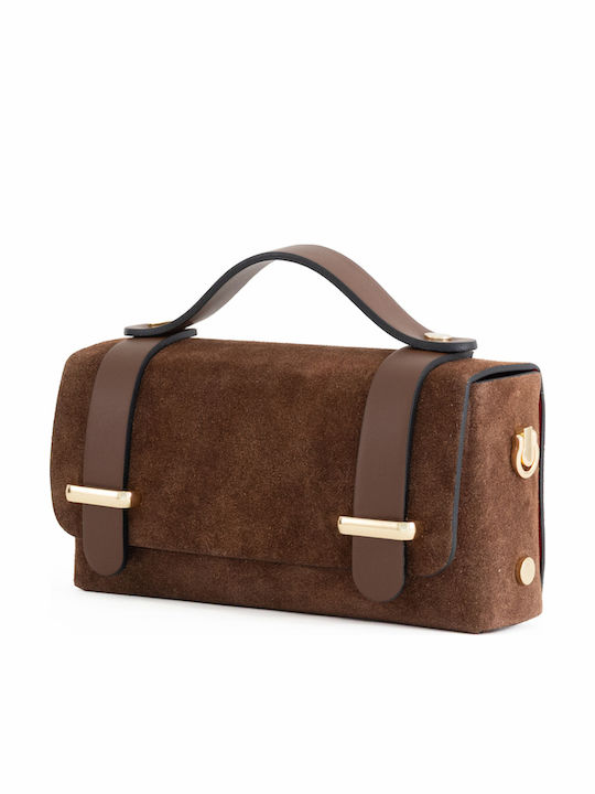 Leather Women's Flap Bag Olive