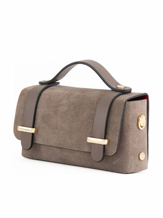 Leather Women's Flap Bag Olive