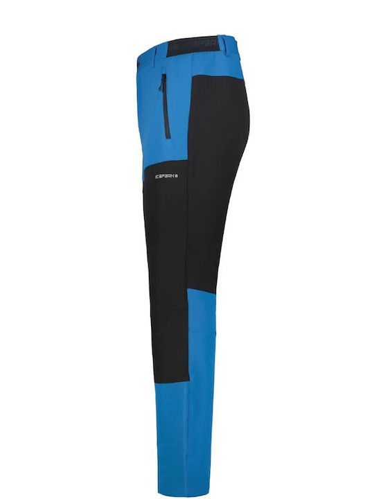 Icepeak Ανδρικό Μακρύ Παντελόνι Πεζοπορίας Μπλε