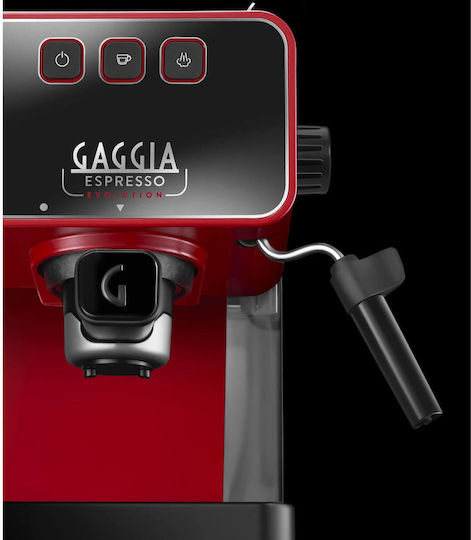 Evolution Μηχανή Espresso 1900W Πίεσης 15bar Κόκκινη EG2115/03