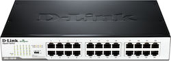 D-Link DGS-1024D Negestionat L2 Switch cu 24 Porturi Gigabit (1Gbps) Ethernet