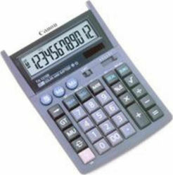 Canon TX-1210E Taschenrechner 12 Ziffern in Sil...