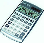 Citizen CPC-112 Taschenrechner Buchhaltung Herrenuhren 12 Ziffern in Silber Farbe