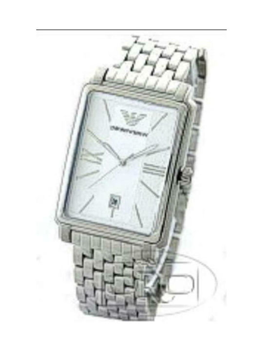 Emporio Armani AR0137 Watch Battery with Silver Metal Bracelet AR0137