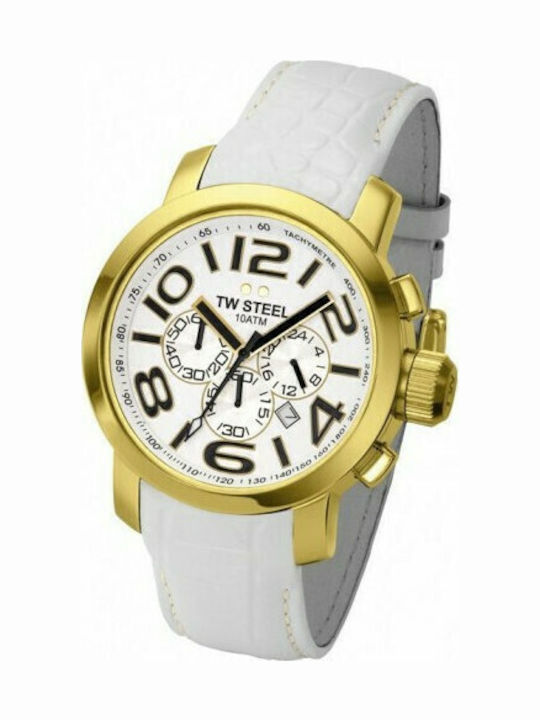 TW Steel TW55 Ρολόι Μπαταρίας με Δερμάτινο Λουράκι TW Steel TW55 Ρολόι Μπαταρίας με Δερμάτινο Λουράκι