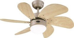 Westinghouse Turbo Swirl Ανεμιστήρας Οροφής 76cm με Φως Light Maple