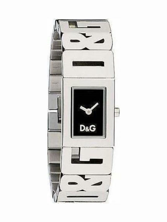 Dolce & Gabbana Women's Watch Chronograph with Silver Metal Bracelet