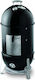 Weber Smokey Mountain Stainless steel Charcoal Grill with Lid and Thermometer 47cmx47cm