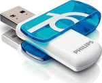 Philips Vivid 16GB USB 2.0 Stick Weiß