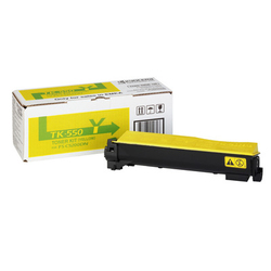 Kyocera TK-550Y Toner Laser Printer Yellow Return Program 5000Pages (1T02HMAEU0)