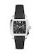 GC Watches Γυναικείο Ρολόι Μπαταρίας με Μαύρο Καουτσούκ Λουράκι