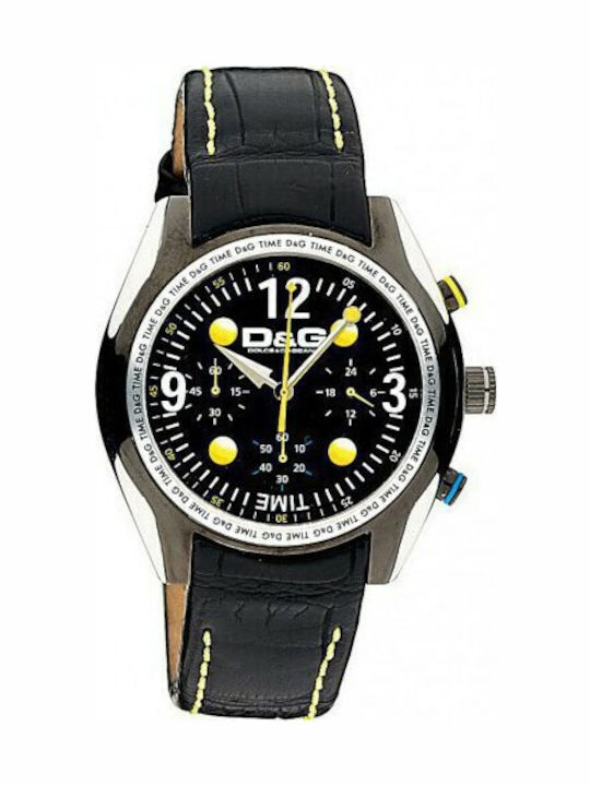 Dolce & Gabbana Uhr Batterie mit Lederarmband Dolce & Gabbana Uhr Batterie mit Lederarmband