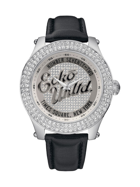 Marc Ecko Γυναικείο Ρολόι 40mm Μπαταρίας με Μαύ...