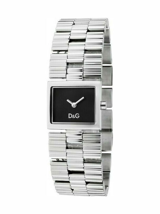 Dolce & Gabbana Women's Watch Chronograph with Silver Metal Bracelet