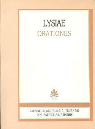 Lysiae orationes, Maior editio altera correctior