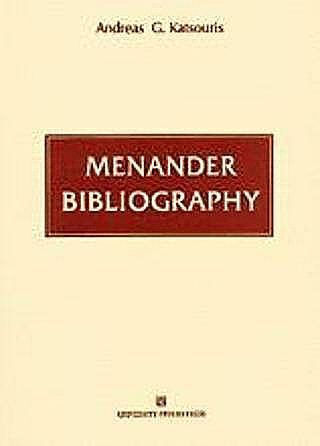 Menander bibliography