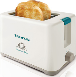 Taurus Planet II Toaster 2 Slots 750W White