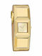 Dolce & Gabbana Dance Women's Watch with Gold Leather Strap