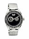 Dolce & Gabbana Men's Watch 45mm Chronograph Battery with Silver Metal Bracelet