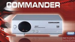 Commander 2000T FTA Digitaler Mpeg-4 Empfänger SD (480p) Anschluss SCART