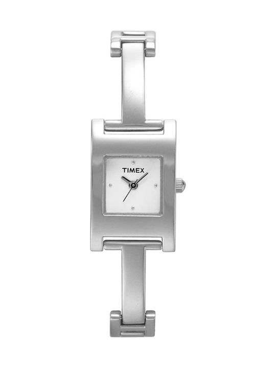 Timex Ceas cu Argintiu Brățară Metalică T2J651