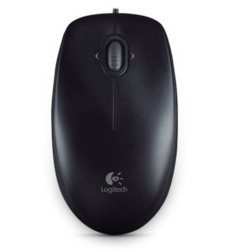 Logitech M100 Wired Mouse Black