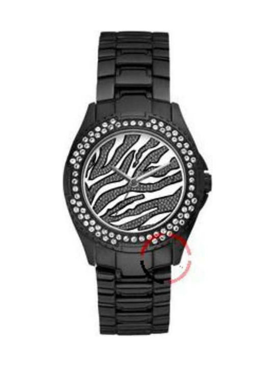 Guess Watch with Black Metal Bracelet