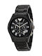 Emporio Armani Ceas Barbati Ceramic 42mm Cronograf Baterie cu Brățară Ceramică Neagră