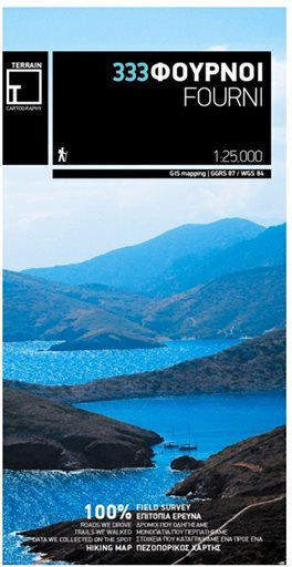 Φούρνοι, Wanderkarte