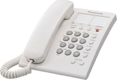 Panasonic KX-TS550 Електрически телефон Офис Бял
