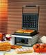 Roller Grill Професионална Вафленска машина Единичен за Квадратни Вафли GES 10