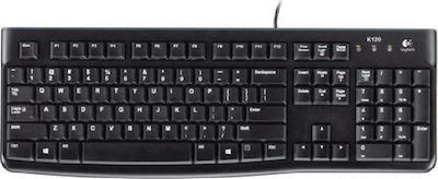 Logitech K120 Nur Tastatur Schwarz