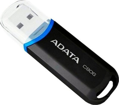 Adata C906 16GB USB 2.0 Stick Μαύρο