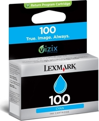 Lexmark 100 Original InkJet Printer Ink Cyan (14N0900E)