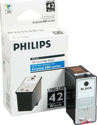 Philips 42 Black Long Life Γνήσιο Μελάνι Εκτυπωτή InkJet Μαύρο (906115314201)