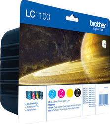 Brother LC1100 Multipack Pachet Cartușe de cerneală pentru imprimantă InkJet Multiplu (culoare) (LC-1100VALBP)