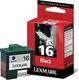 Lexmark 16 Original InkJet Printer Ink Black (10N0016E)