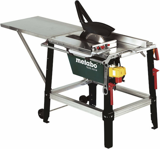 Metabo TKHS 315 M - 3,1 WNB Дърводелски трион с мощност 3100W, Диаметър на диска за рязане 315мм и Скорост на рязане 2990обороти в минута