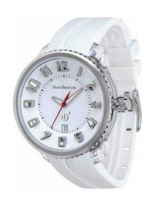 Tendence Medium Gulliver White Rubber Strap