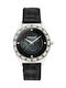 Cosmopolitan CM10402 Watch with Black Leather Strap