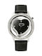 Cosmopolitan CM11702 Watch with Black Leather Strap